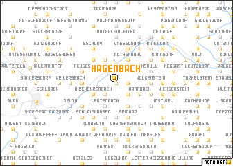 map of Hagenbach