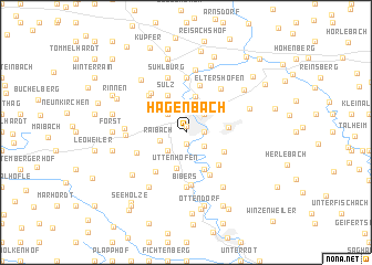 map of Hagenbach