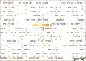 map of Hagenbuch