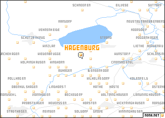 map of Hagenburg