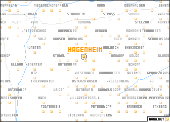 map of Hagenheim