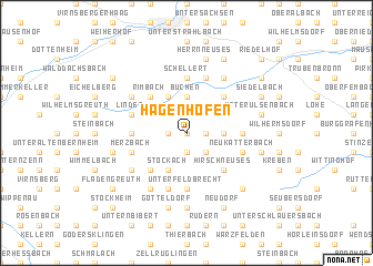 map of Hagenhofen