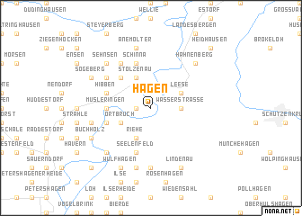 map of Hagen