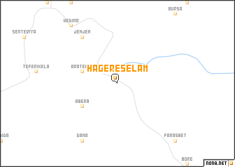 map of Hāgere Selam