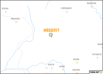 map of Hagerit