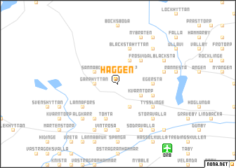 map of Häggen