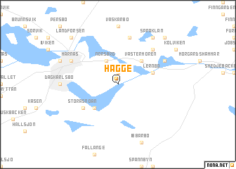 map of Hagge