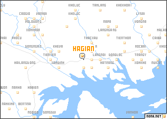 map of Hà Gian