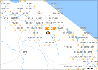 map of Hạ Giáp