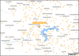 map of Hagonemi