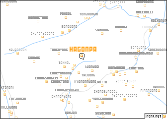 map of Hagonp\