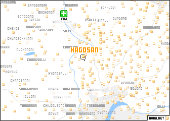 map of Hagosan