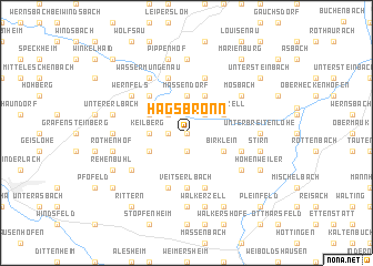 map of Hagsbronn