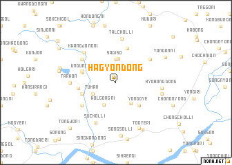 map of Hagyŏn-dong