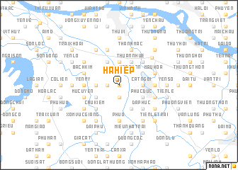 map of Hạ Hiệp