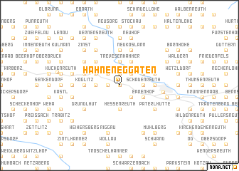 map of Hahneneggaten