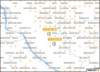 map of Hähnen
