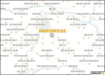 map of Hahnerheide