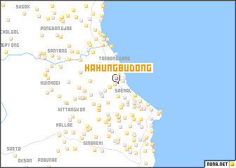 map of Hahŭngbu-dong