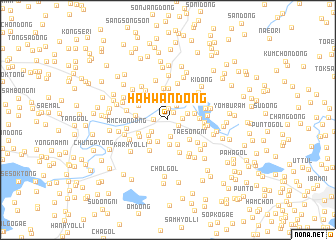 map of Hahwan-dong