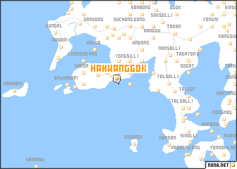 map of Hahwanggok