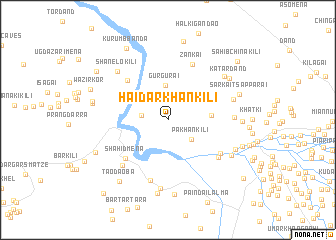 map of Haidar Khān Kili