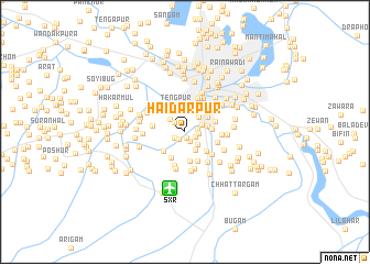 map of Haidarpur