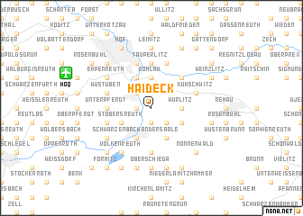 map of Haideck