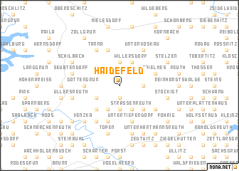 map of Haidefeld