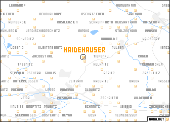 map of Haidehäuser