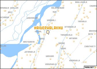 map of Hāiderwāla Khu