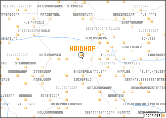 map of Haidhof