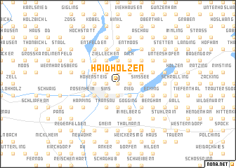 map of Haidholzen