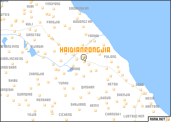 map of Haidianrongjia