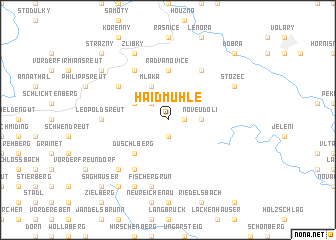 map of Haidmühle