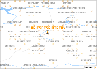 map of Haies de Saint-Remy