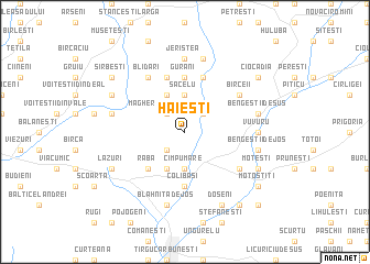map of Hăieşti