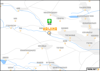 map of Haijima