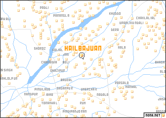 map of Hail Bajūān