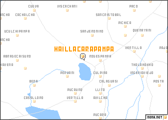 map of Haillacarapampa