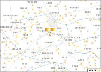 map of Haina