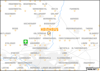 map of Hainhaus