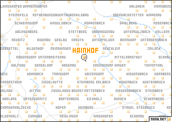 map of Hainhof