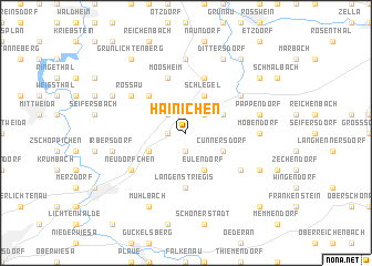 map of Hainichen