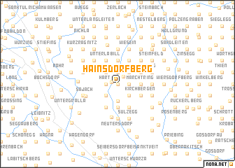 map of Hainsdorfberg