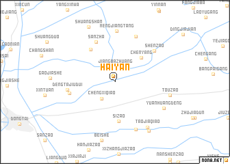 map of Haiyan