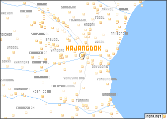 map of Hajangdŏk