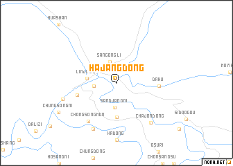 map of Hajang-dong