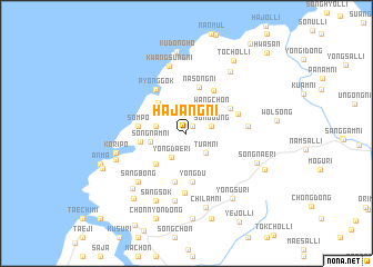 map of Hajang-ni