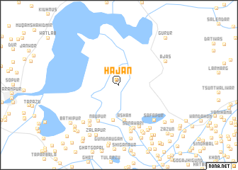 map of Hājan